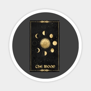 The moon tarot card Magnet